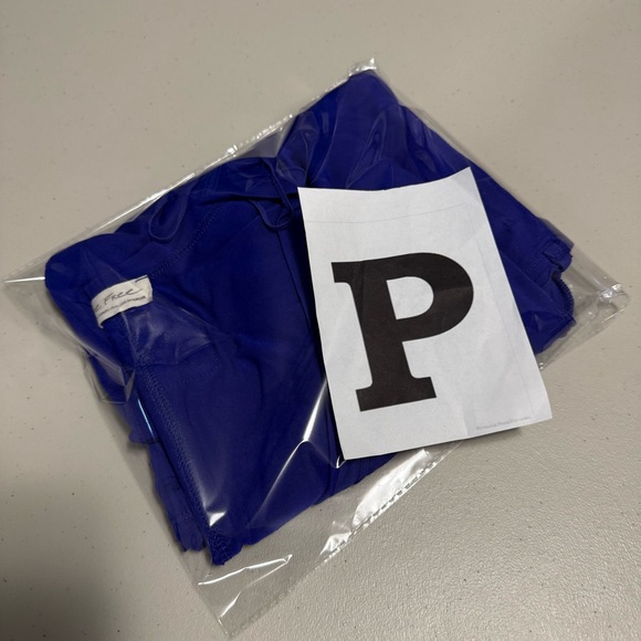 FREE PEOPLE We The Free Moon Blue V-Neck Long Sleeve Top - Picture 9 of 9